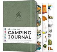 Clever Fox Camping Journal - Camper Log Book & RV Trip Planner - Outdoor Camp Journal & Adventure Travel Notebook - 12 Trips Total, 8 Pages per Trip - Hardcover, A5 Size (Cypress)