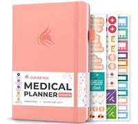 Clever Fox Compact A5 Medical Planner 12-Month - Medical Notebook, Health Diary, Wellness Journal & Logbook to Track Health - Self-Care Medical Journal - 12 Months, Undated (Light Pink)