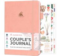Clever Fox Couple’s Journal - Couples Date Night, Activity & Journaling Workbook - Relationship Book to Plan Dates & Fill Out Together - Engagement Gift Ideas - A5 Size (Peach Pink)