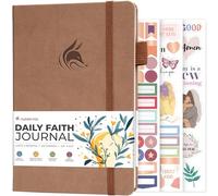 Clever Fox Daily Faith Journal - Guided Prayer, Gratitude & Bible Study Notebook - Faith Based Gifts & Journaling Supplies for Women (Dark Terracotta)