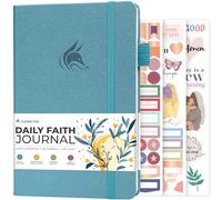 Clever Fox Daily Faith Journal - Guided Prayer, Gratitude & Bible Study Notebook - Faith Based Gifts & Journaling Supplies for Women (Aquamarine)