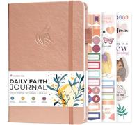Clever Fox Daily Faith Journal, Prayer, Bible Study for Women, Rose Gold