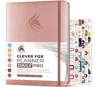 Clever Fox Daily Planner PRO for Men & Women, Large Undated Rose Gold