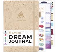 Clever Fox Dream Journal - Guided Dream Diary for Women, Men & Kids - Hardcover Notebook to Track & Analyze Your Dreams & Sleep - Log Book for Dream Journaling - 60 Dreams Total, A5 Size - Seashell