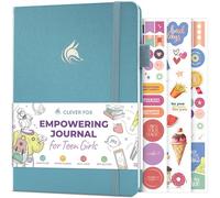 Clever Fox Empowering Journal for Teen Girls - Guided Self-Love Diary with Prompts - Gratitude & Manifestation Notebook, Teenage Gifts (Aquamarine)