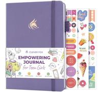 Clever Fox Empowering Journal for Teen Girls - Guided Self-Love Diary with Prompts - Gratitude & Manifestation Notebook, Teenage Gifts (Lavender)