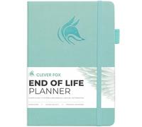 Clever Fox End of Life Planner - Final Arrangements Organizer for Beneficiary, Will Preparation, Last Wishes & Funeral Planning, A5 (Mint Cream)