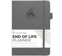 Clever Fox End of Life Planner - Final Arrangements Organizer for Beneficiary, Will Preparation, Last Wishes & Funeral Planning, A5 (Gray)