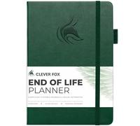 Clever Fox End of Life Planner - Final Arrangements Organizer for Beneficiary, Will Preparation, Last Wishes & Funeral Planning, A5 (Dark Green)