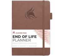 Clever Fox End of Life Planner - Final Arrangements Organizer for Beneficiary, Will Preparation, Last Wishes & Funeral Planning, A5 (Dark Terracotta)