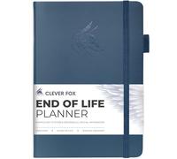 Clever Fox End of Life Planner - Guided Final Arrangements Organizer Notebook for Instructions, Will Preparation, Last Wishes & Funeral Planning Hardcover, A5 Size (Midnight Blue), A5 (5.8'' x 8.3'')
