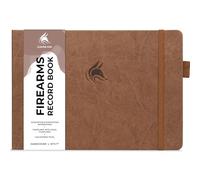 Clever Fox Firearms Record Book - Hardcover Gun Log Book for Acquisition & Disposition Info - Firearm Log Book for Professional & Personal Use - 129 Pages, 10x7″ (Brown)