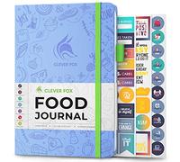 Clever Fox Food Journal - Daily Food Diary, Meal Planner to Track Calories & Nutrients, Weight Loss Tracker Notebook, A5 (Light Blue)