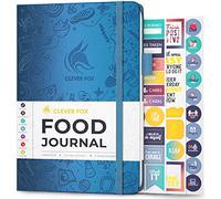 Clever Fox Food Journal for Women & Men, Weight Loss Tracker, Mystic Blue