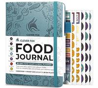Clever Fox Food Journal Pocket, Weight Loss Tracker, Aquamarine