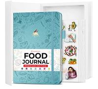 Clever Fox Food Journal Premium - Daily Meal Tracking Log with Calorie Tracker - Nutrition, Diet, Weight Loss & Bariatric Diary (Aquamarine)