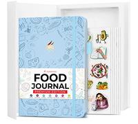 Clever Fox Food Journal Premium - Daily Meal Tracking Log with Calorie Tracker - Nutrition, Diet, Weight Loss & Bariatric Diary (Sky Blue)