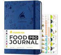 Clever Fox Food Journal Pro - Diet & Wellness Planner Diary - Food Log - Meal, Exercise, Weightloss & Calorie Tracker, 18.5x26cm (Mystic Blue)