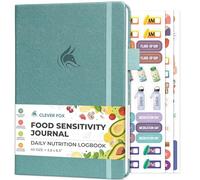 Clever Fox Food Sensitivity Journal & Symptom Diary, 14.7x21 Aquamarine