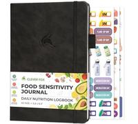 Clever Fox Food Sensitivity Journal & Symptom Diary, 14.7x21 Black
