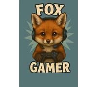 Clever Fox Gamer - Wide Ruled Notebook