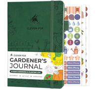 Clever Fox Gardener’s Journal - 5-Year Garden Log Book for Beginners (Forest Green A5 5.8'' x 8.3'')