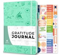 Clever Fox Gratitude Journal - Happiness, Positivity & Affirmation Daily Journal - Inspirational Daily Notebook - 3 Months, A5 (Mint)