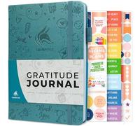 Clever Fox Gratitude Journal - Happiness, Positivity & Affirmation Daily Journal - Inspirational Daily Notebook - 3 Months, A5 (Aquamarine)