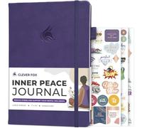 Clever Fox Inner Peace & Anxiety Journal for Women, Wellness Purple