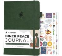 Clever Fox Inner Peace Journal - Guided Stress & Anxiety Relief Journal with Prompts - Healing & Self-Discovery Notebook for Women & Men (Forest Green)