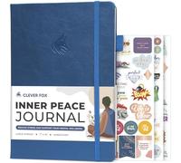 Clever Fox Inner Peace Journal - Guided Stress & Anxiety Relief Journal with Prompts - Healing & Self-Discovery Notebook for Women & Men (Mystic Blue)