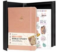 Clever Fox Journal for Bible Study Premium Edition - Guided ESV Bible Reading Journal with Note-Taking Prompts - Devotional & Prayer Notebook for Women, Men & Beginners, 5.8”x8.3” (Rose Gold)