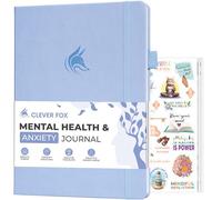 Clever Fox Mental Health & Anxiety Journal CBT Prompts 8.3x11 Periwinkle