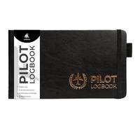 Clever Fox Pilot Logbook - Hardcover Flight Log Journal for Professional & Student Pilots - Aircraft Record Book, Aviation Gifts & Gear (Runway Black)