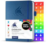 Clever Fox Planner Daily - 6-Month Undated Planner with Hourly Schedule, To-Do List & Time Management - Work & Personal Organizer, A5 (Mystic Blue)