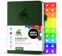 Clever Fox Planner Daily - 6-Month Undated Planner with Hourly Schedule, To-Do List & Time Management - Work & Personal Organizer, A5 (Forest Green)