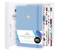 Clever Fox Planner Premium - Undated Weekly & Monthly Planner Organizer for Productivity & Time Management, A5 (Light Blue)