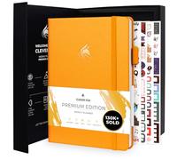 Clever Fox Planner Premium - Undated Weekly & Monthly Planner Organizer for Productivity & Time Management, A5 (Amber Yellow)