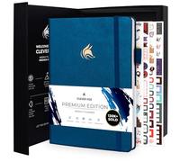 Clever Fox Planner Premium - Undated Weekly & Monthly Planner Organizer for Productivity & Time Management, A5 (Mystic Blue)