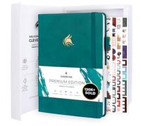 Clever Fox Planner Premium - Undated Weekly & Monthly Planner Organizer for Productivity & Time Management, A5 (Dark Teal)