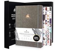 Clever Fox Planner Premium - Undated Weekly & Monthly Planner Organizer for Productivity & Time Management, A5 (Grey)