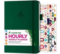Clever Fox Planner Schedule - Undated Weekly & Monthly Life Planner with Time Slots, Appointment Book & Daily Organizer, A5 (Forest Green)