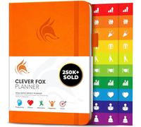 Clever Fox Planner - Undated Weekly & Monthly Organizer Journal for Productivity, Time Management & Goals - A5 (Orange)