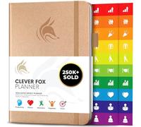 Clever Fox Planner - Undated Weekly & Monthly Organizer Journal for Productivity, Time Management & Goals - A5 (Pearl)