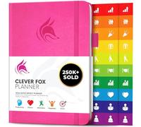 Clever Fox Planner - Undated Weekly & Monthly Organizer Journal for Productivity, Time Management & Goals - A5 (Hot Pink)