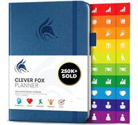 Clever Fox Planner - Undated Weekly & Monthly Organizer Journal for Productivity, Time Management & Goals - A5 (Mystic Blue)