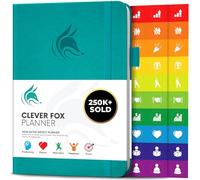Clever Fox Planner - Undated Weekly & Monthly Organizer Journal for Productivity, Time Management & Goals - A5 (Turquoise)
