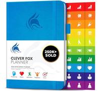Clever Fox Planner - Undated Weekly & Monthly Organizer Journal for Productivity, Time Management & Goals - A5 (Blue)