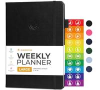 Clever Fox Planner - Undated Weekly & Monthly Planner for Productivity, Time Management & Goals - Organizer Journal - A5 (Black, Smaller Than A4 (7" x 10"))