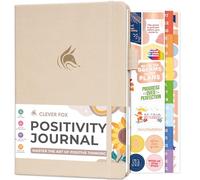 Clever Fox Positivity Journal for Women, 5-minute Gratitude, Seashell